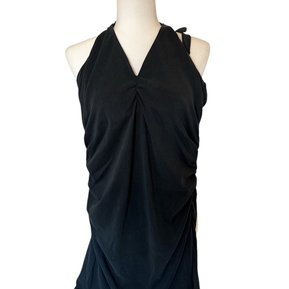 NWT Anthropologie The Ariana Halter Mini Dress Celandine - Picture 3 of 4